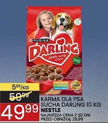 Karma dla psa sucha DARLING 10 KG NESTLE promocja w Wafelek