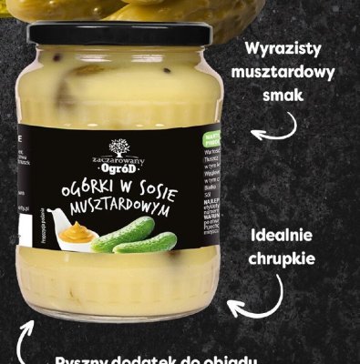 Ogórki w sosie musztardowym Zaczarowany Ogród promocja w POLOmarket