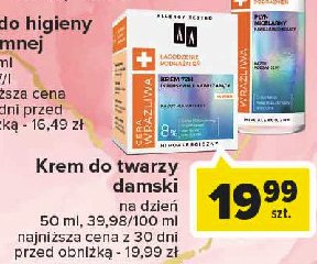 Krem przeciwzmarszczkowy na dzień spf 6 AA CERA NACZYNKOWA promocja