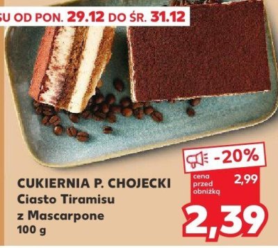Ciasto Tiramisu z Mascarpone promocja w Kaufland