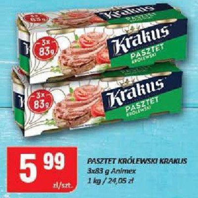 Pasztet Królewski Kraliusz promocja w Chorten