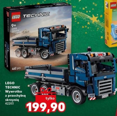 Klocki TECHNIC Wywrotka z przechylną skrzynią 42203 promocja w Kaufland