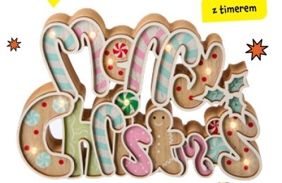 Świąteczne dekoracje LED - już od 14 zł!, strona 8 promocja w Tedi