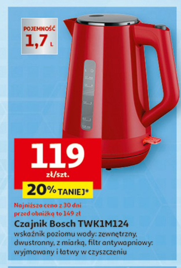 Czajnik twk1m124 Bosch promocja