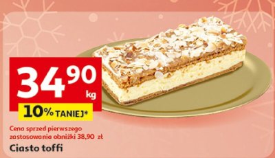 Ciasto toffi promocja w Auchan