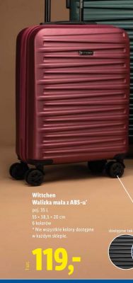 Walizka mała z ABS-u promocja w Lidl