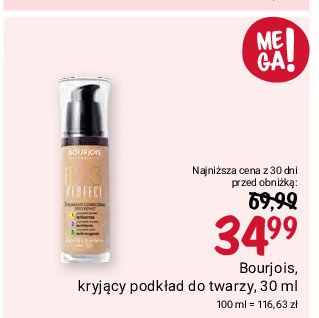 Podkład no.51 light vanille Bourjois 123 perfect promocja