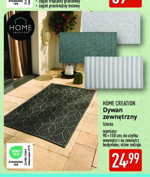 Dywan dziecięcy 90 x 150 cm beżowo brązowy Home creation promocja w Aldi