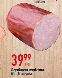 Szynkowa w臋dzona G脫RA ROPCZYCKA promocja
