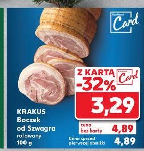 Boczek od szwagra Krakus animex promocja w Kaufland