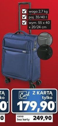 Walizka na k贸艂kach 55 x 40 x 24 cm Passenger promocja