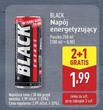 Nap贸j energetyczny classic Black energy promocja