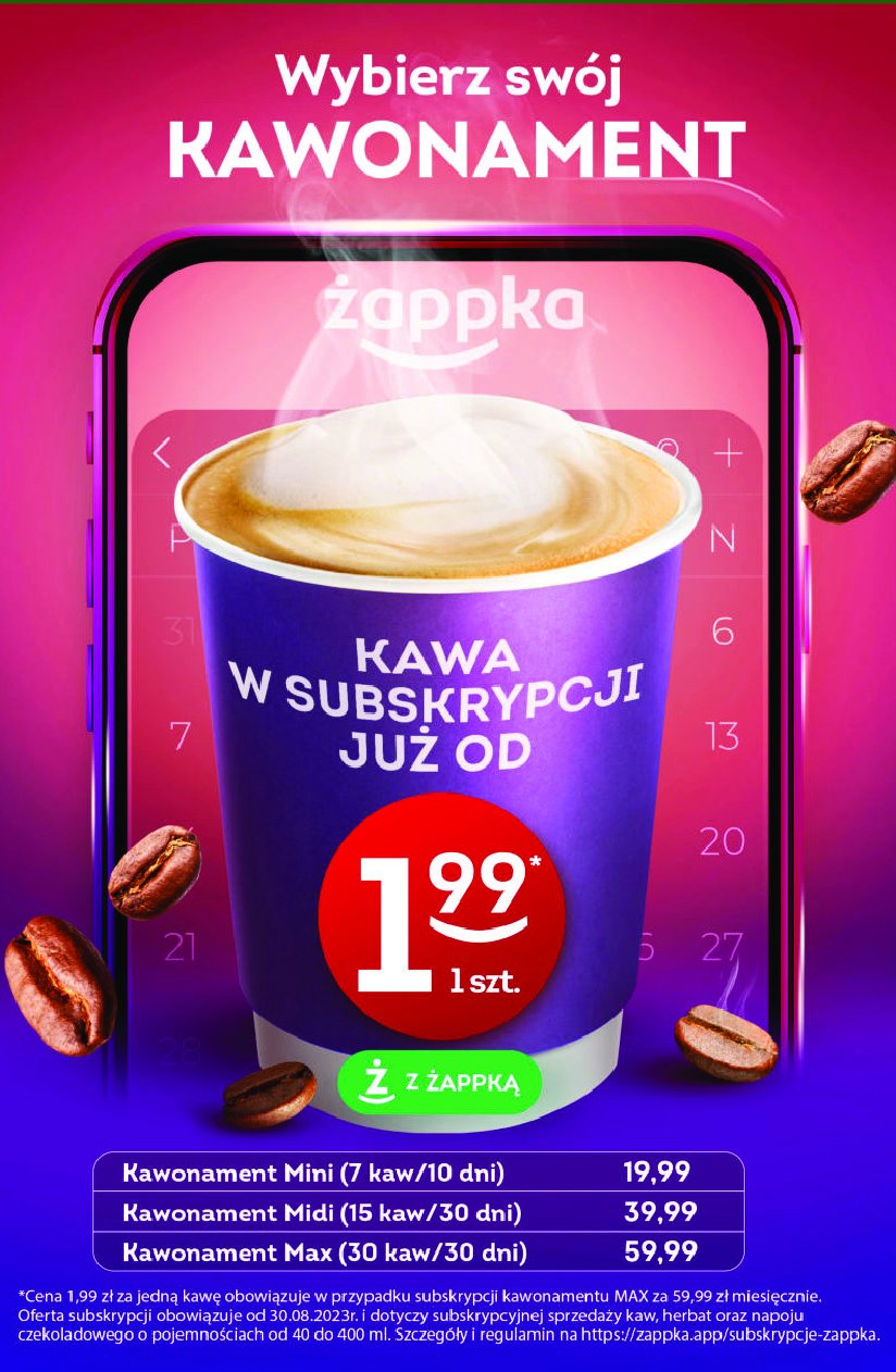 Kawa Żabka cafe promocja