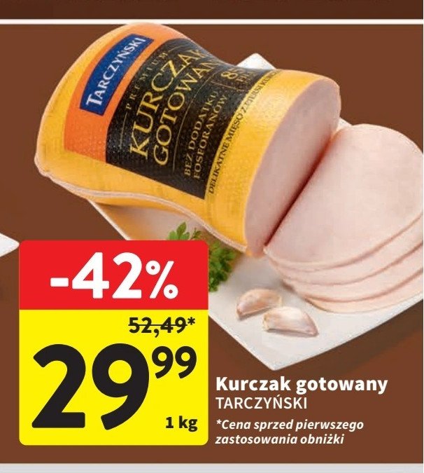 Kurczak gotowany Tarczyński promocja