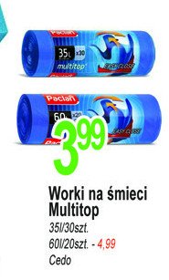 Worki na smieci 35 l Paclan promocja