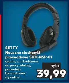 Słuchawki sho-nsp-01 Setty promocja