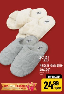 Kapcie damskie ZaZiZo promocja w POLOmarket