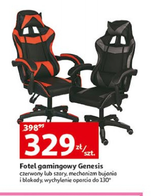 Fotel genesis czerwony Ts interior promocja