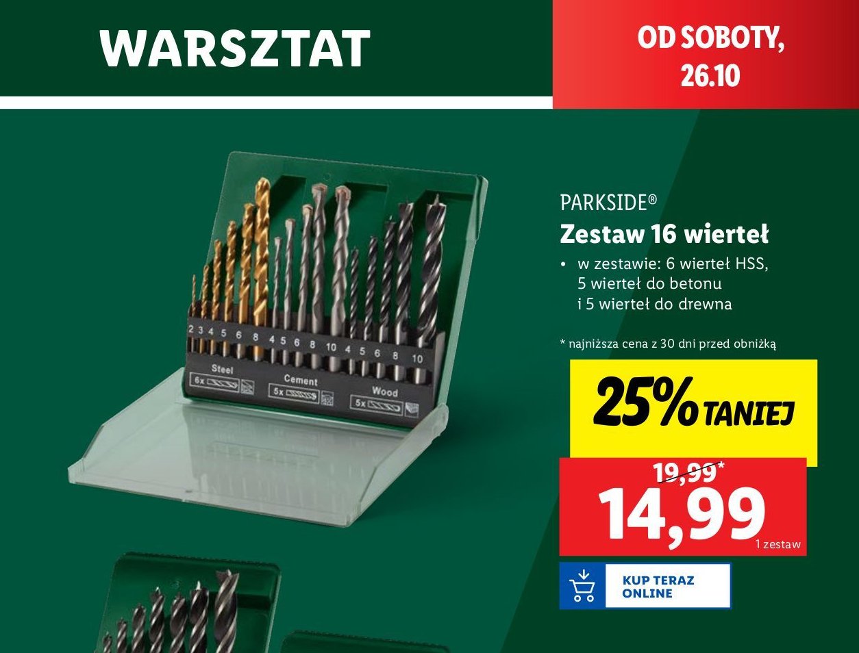 Wierteła Parkside promocja