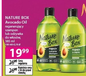 Szampon avocado Nature box promocja