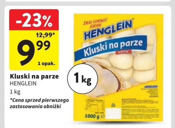 Kluski na parze Henglein promocja