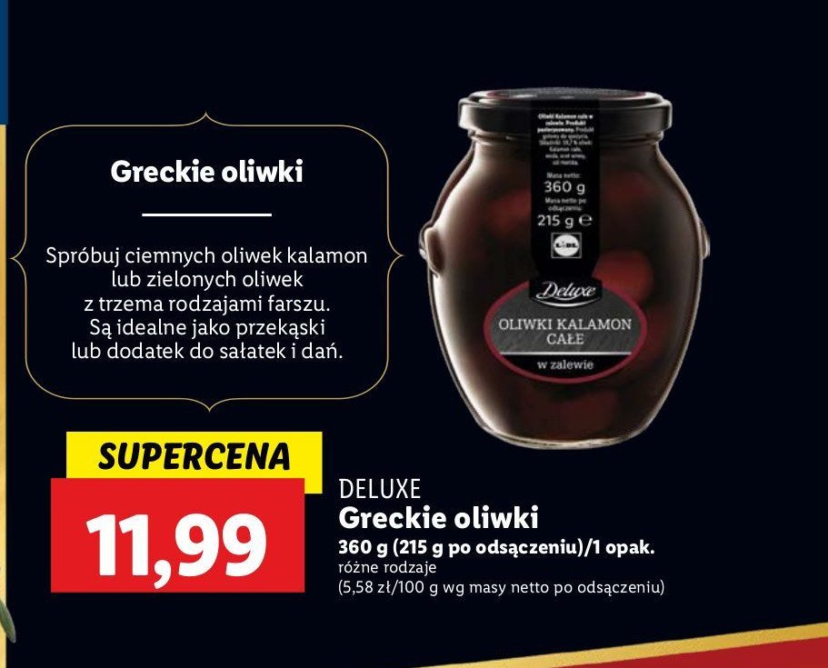 Oliwki kalamon Deluxe promocja