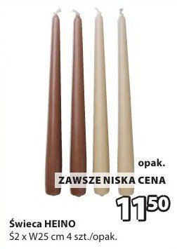 Świeca HEINO promocja w Jysk
