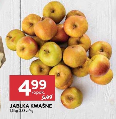Jabłka kwaśne promocja w Stokrotka