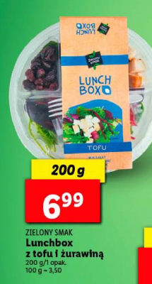 Lunchbox z tofu i 偶urawin膮 Zielony smak promocja