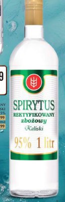Spirytus rektyfikowany zbożowy 1 L promocja w Dino