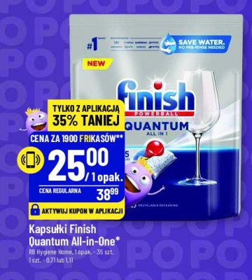 Tabletki do zmywarek Finish quantum promocja