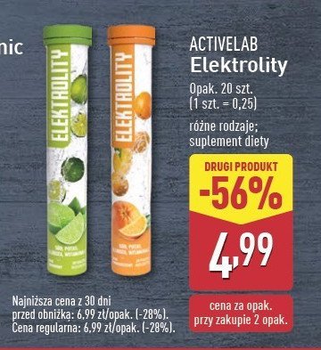Elektrolity Activlab promocja w Aldi
