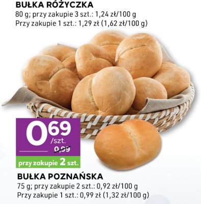 Bułka różyczkowa promocja w Stokrotka