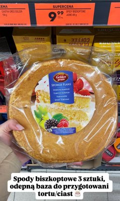 Spody biszkoptowe 400g promocja w Biedronka