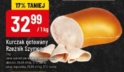 Kurczak gotowany Rzeźnik Szymon promocja w POLOmarket