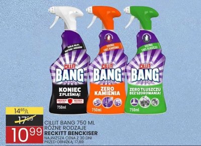 Środek czyszczący Cilit Bang 750 ml różne rodzaje Reckitt Benckiser promocja w Wafelek