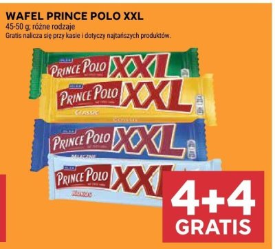 Wafel Prince Polo XXL różne rodzaje promocja w Stokrotka