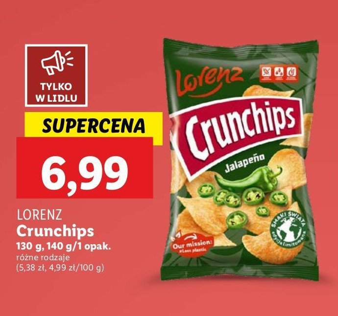 Chipsy jalapeno Crunchips promocja