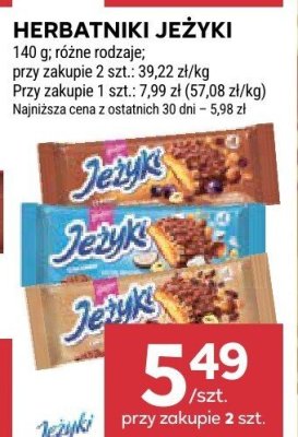 Herbatniki Jeżyki promocja w Stokrotka
