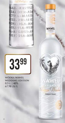 Wódka Wawel Wedding Edition promocja w Dino
