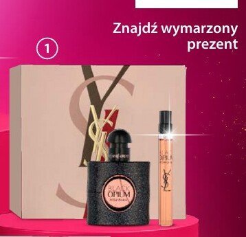 Zestaw kosmetyczny YVES SAINT LAURENT Black Opium woda perfumowana 30 ml + woda perfumowana 10 ml promocja w Hebe