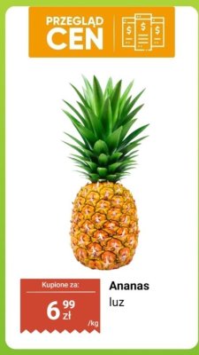 Ananas luz promocja w Dino