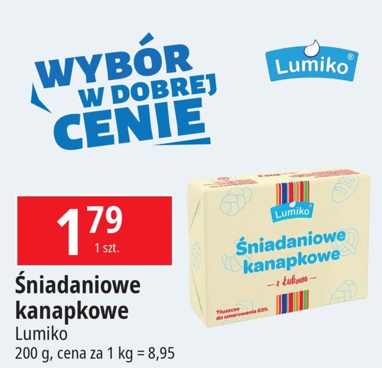 Śniadaniowe kanapkowe Lumiko promocja