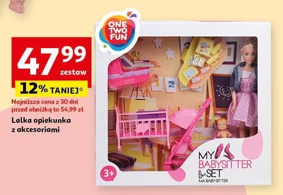 Lalka opiekunka One two fun promocja