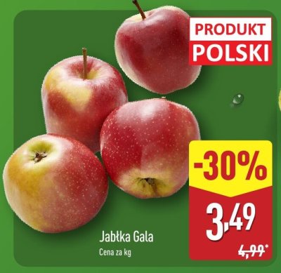 Jabłka Gala promocja w Aldi