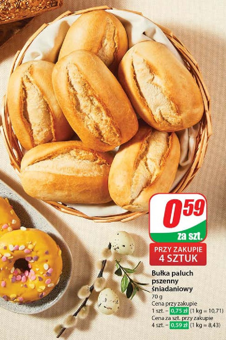 Bułka paluch pszenny promocja