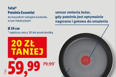 Patelnia Essential, Ø 24 cm promocja w Lidl