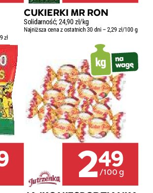 Cukierki czekoladowe Solidarność mister ron promocja