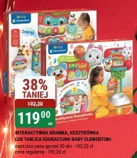Interaktywna bramka, koszyczówka lub mega edukacyjna baby gt clementon promocja w bi1