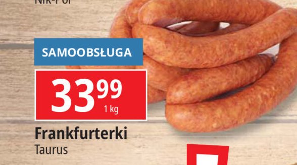 Frankfurterki Taurus promocja w Leclerc